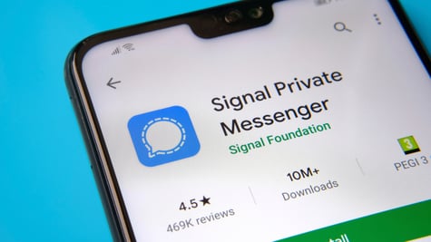 Signal messenger app, Google Play store