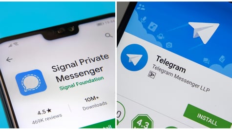 Signal Telegram Google Play Store