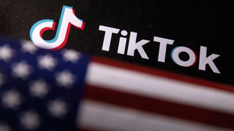 TikTok US flag