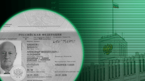 Babakov's leaked passport copy