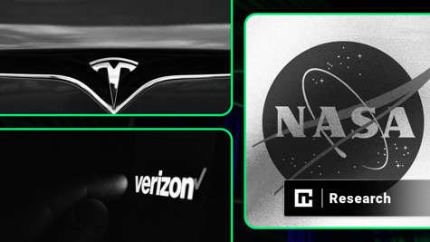 Tesla, Verizon, Nasa logos