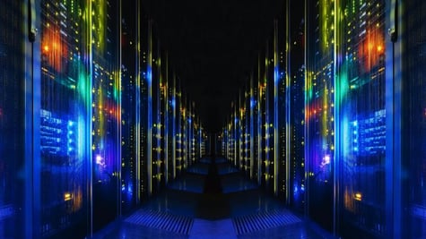 The view of a supercomputer