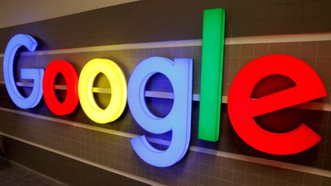 Google illuminated sign