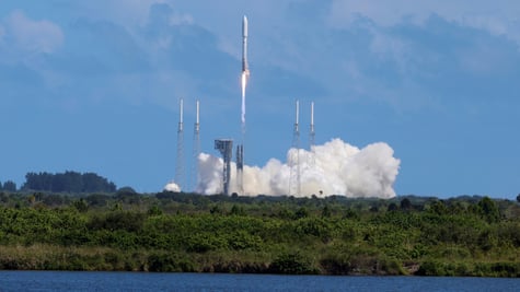 Amazon space-based internet service