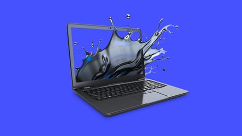 Data leak blue