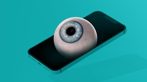 phone eyeball