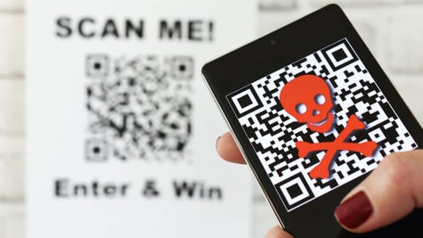 QR code phishing, scam