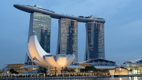 Marina Bay Sands luxury resort and casino