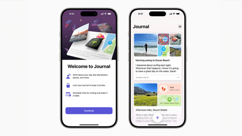 Apple Journal app