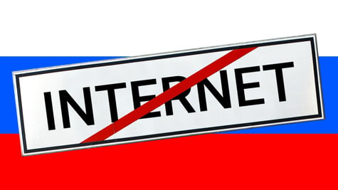 Russian telecom provider outage