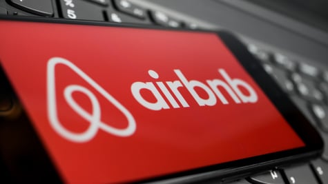 AirBNB log on mobile phone