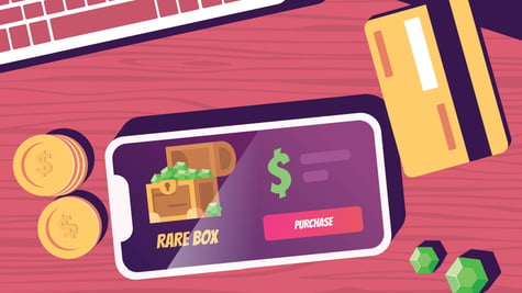 Loot boxes in video games