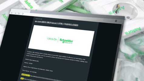 Sample of dark web data leak claim but no sensitive data can be viewed