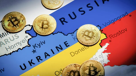 Russia Ukraine war, cryptocurrency, blockchain, technology