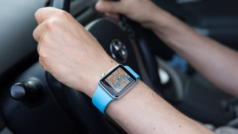 Apple watch map