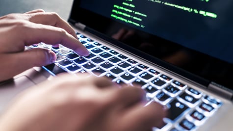 Hacker coding