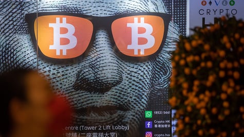 Bitcoin dollar concept