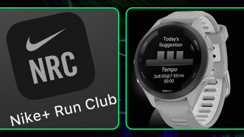 NRC running app and Garmin Forerunner