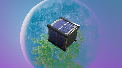 wooden satellite