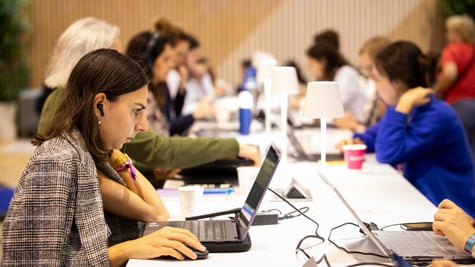Female programmer