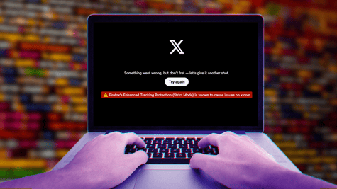 x.com not working on Firefox