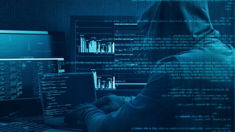 cybercriminal, hooded hacker