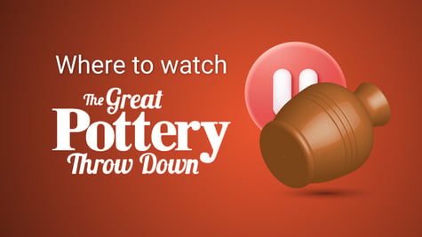 Where to watch The Great Pottery Throw Down banner