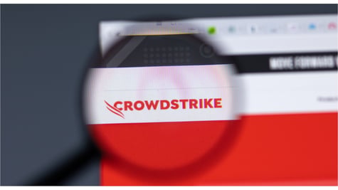 CrowdStrike on laptop