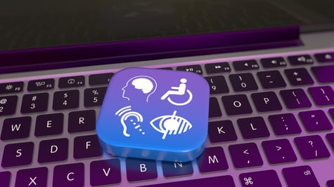 disabled person, internet access