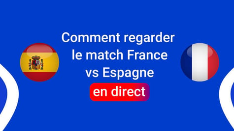 Watching match Spain vs France