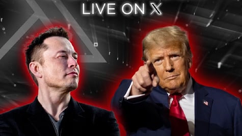 Trump Musk X talk