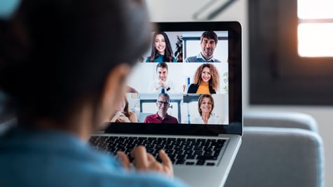 remote worker on call