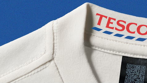 Tesco digital label