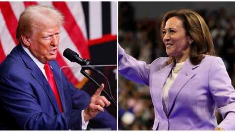 Donald Trump, Kamala Harris