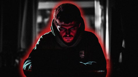 Hacker phishing attack