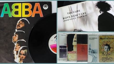 Abba, Cure, Radiohead music