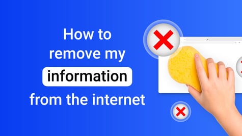 how to remove my information from the internet