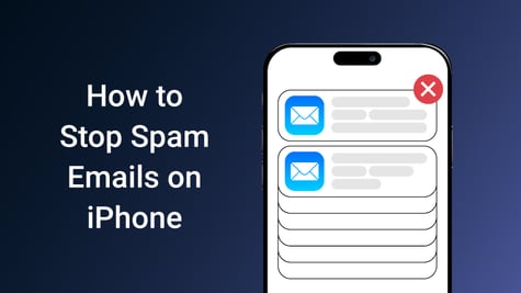 how to stop spam emails on iphone