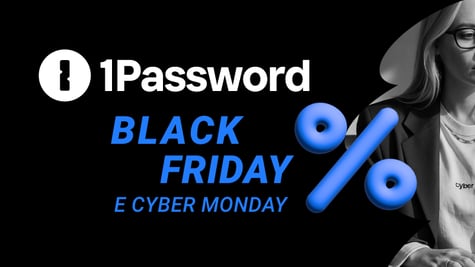Promoção de Black Friday 2024 do 1Password