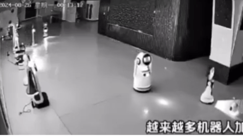 Robot revolt China