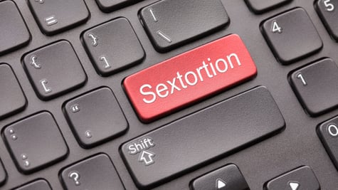 sextortion computer button