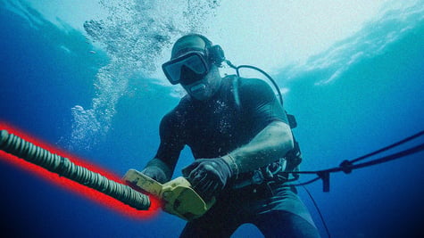 Undersea internet cables