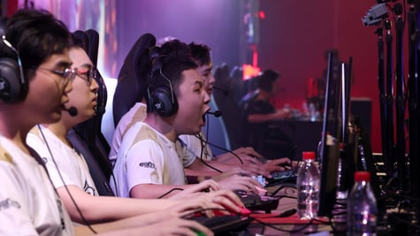 Gamers getting excited