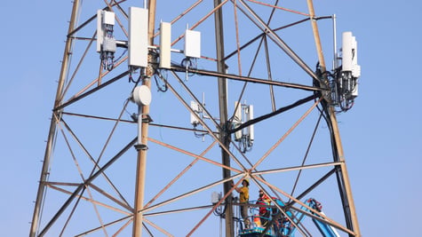 5G mobile phone tower