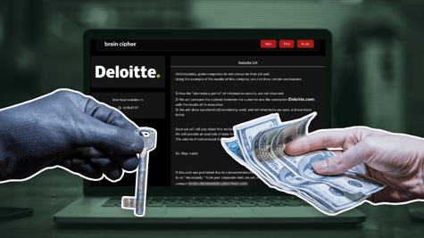ransomware gang claims Deloitte UK