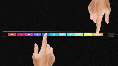 Flexbar touch bar