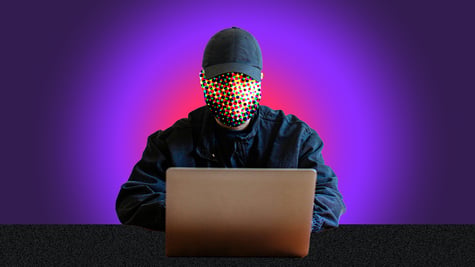Hacker hacking