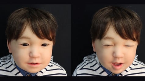 humanoid robot face expression