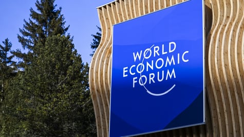 The sign at the WEF
