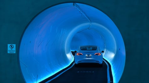 Tesla transport tunnel